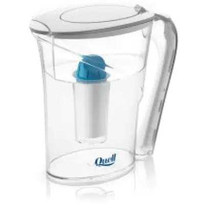 Carafe filtrante eiva: eau pure et saine au quotidien blanc par cem vivant