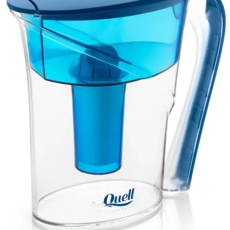 Carafe filtrante eiva: eau pure et saine au quotidien bleu par cem vivant