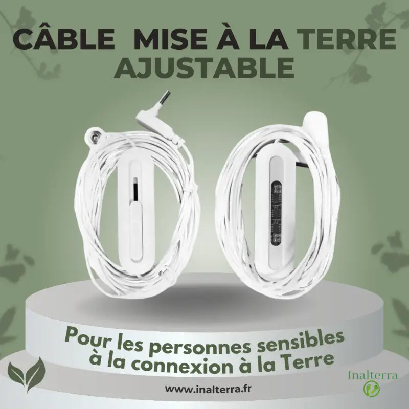 Cordon de mise à la terre réglable – adapté aux personnes sensibles par inalterra.fr
