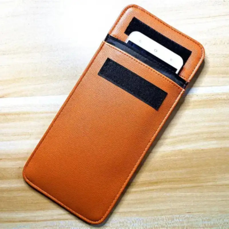 📡 étui anti-ondes en simili-cuir biocompatible – protection maximale contre l’exposition aux ondes de votre smartphone