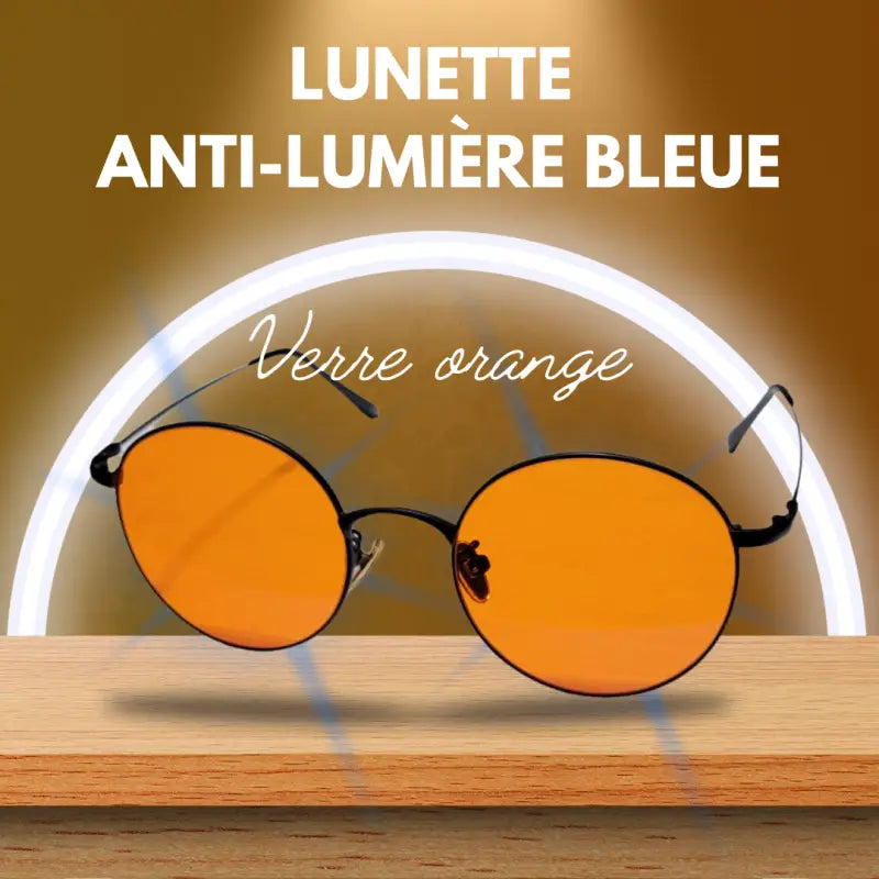 Lunettes de protection anti lumiere bleue verres oranges inalterra