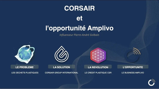 Recycler le plastique! Comme moi rejoignez mouvement corsair/amplivo: