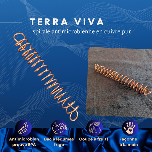 Terra Viva, spirale antimicrobienne en cuivre pur