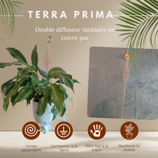 Terra Prima, la forme primordiale 3 géométrie en 1 fil de cuivre pur