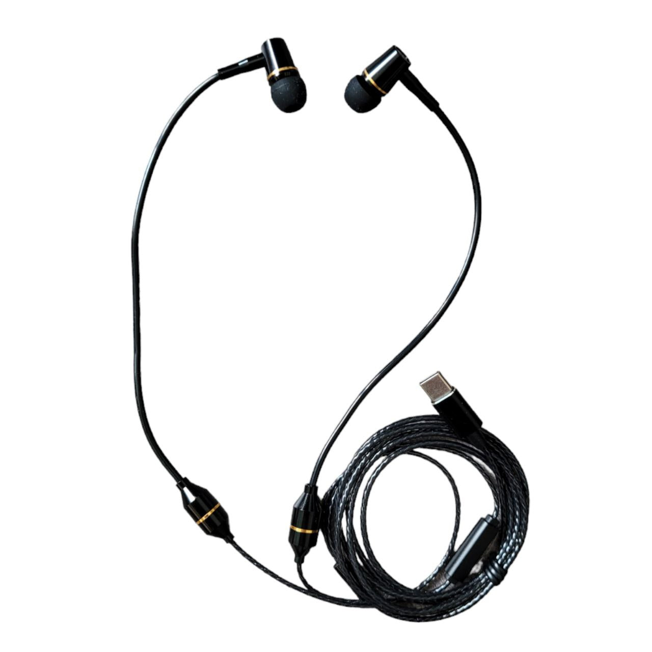 ECOUTEURS INTRA-AURICULAIRES TYPE-C AIR COMMUNICATION ANTI RAYONNEMENT