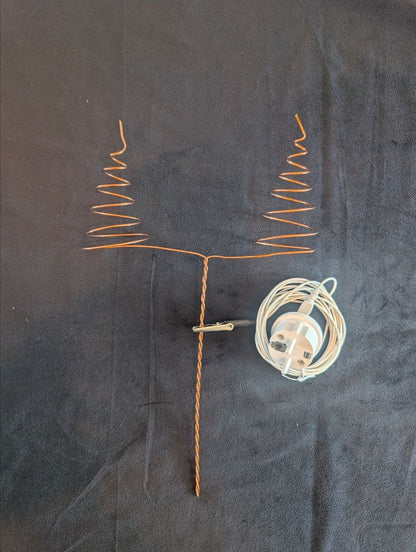 Terra Aura, double antenne de captation en cuivre pur