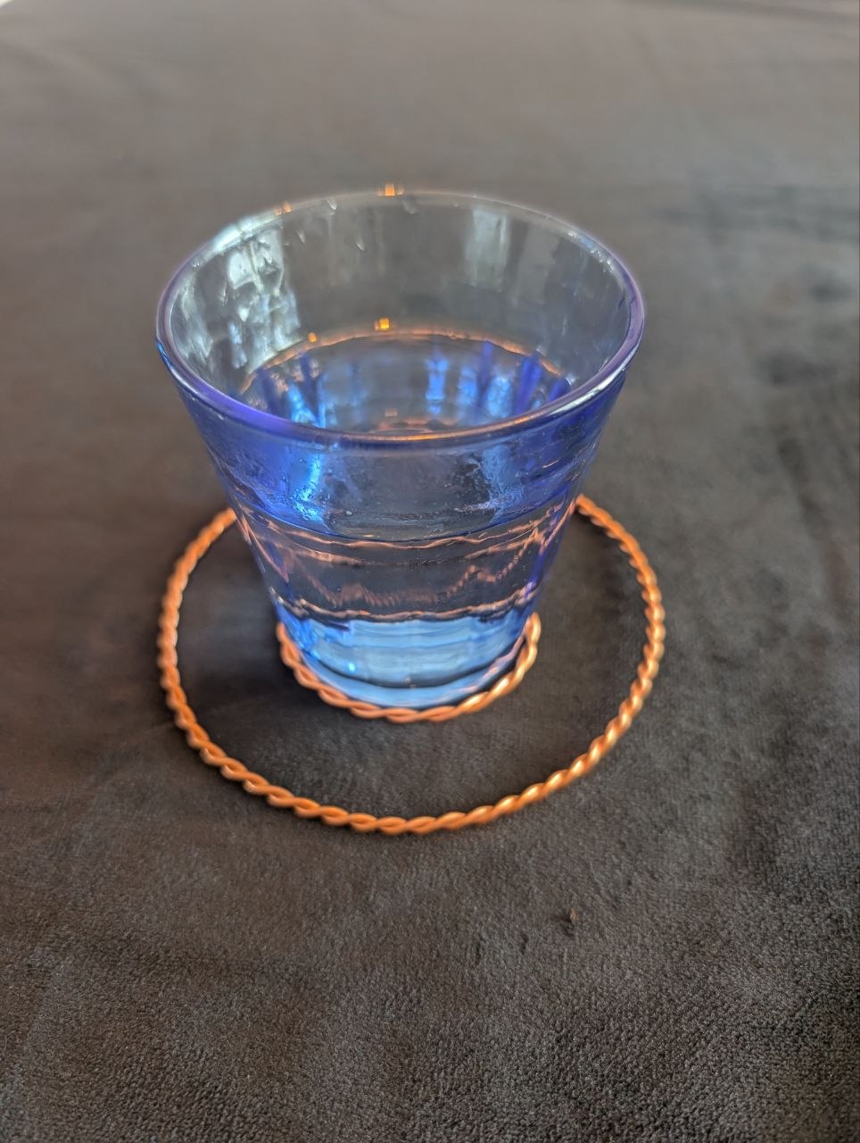 Tensor ring L, anneau tenseur en cuivre torsadé