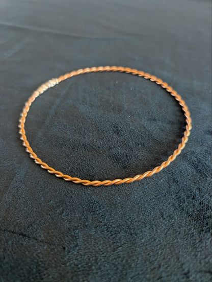 Tensor ring L, anneau tenseur en cuivre torsadé