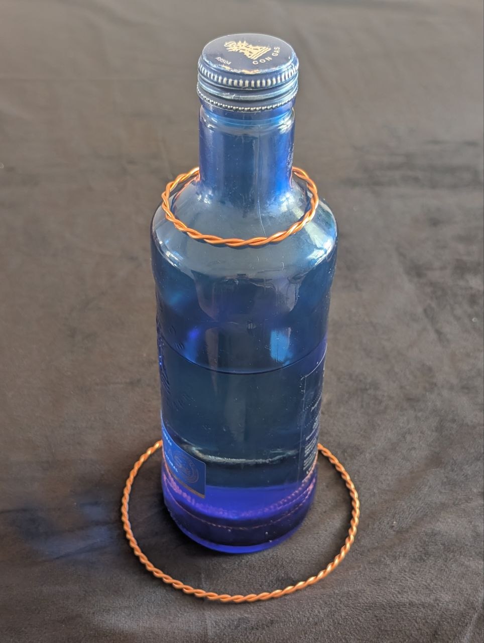 Tensor ring L, anneau tenseur en cuivre torsadé