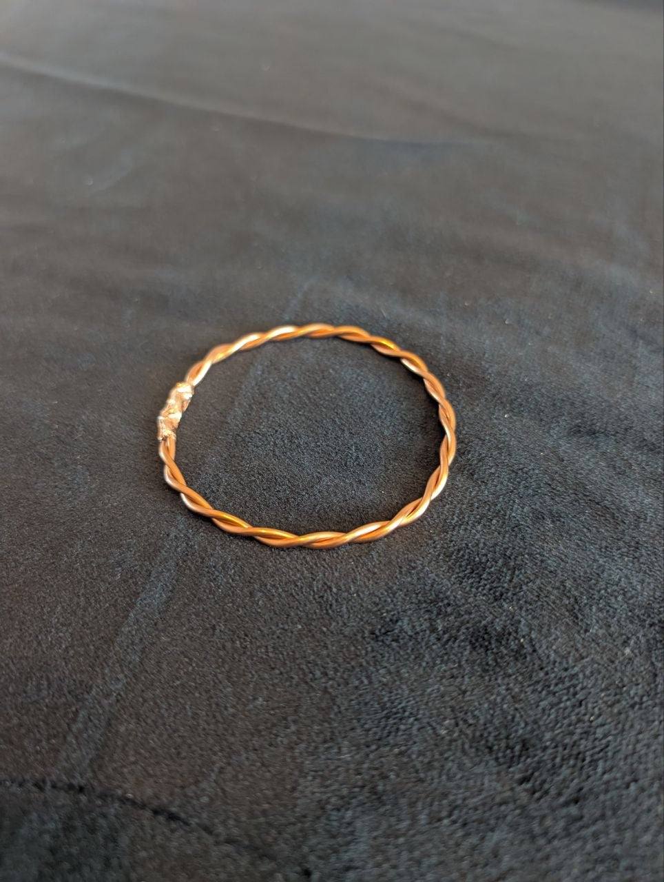 Tensor ring S, anneau tenseur en cuivre torsadé