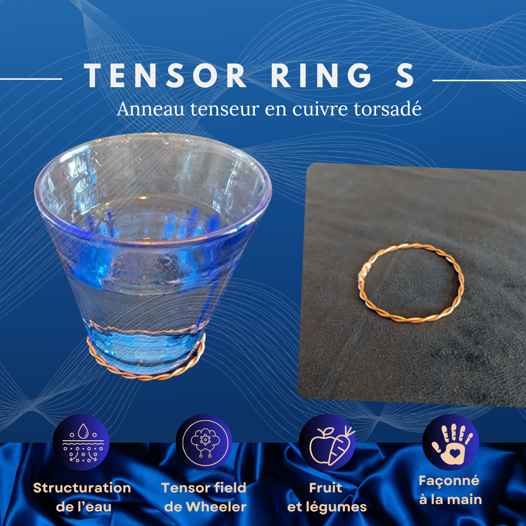 Tensor ring S, anneau tenseur en cuivre torsadé