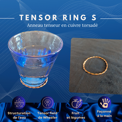 Tensor ring S, anneau tenseur en cuivre torsadé