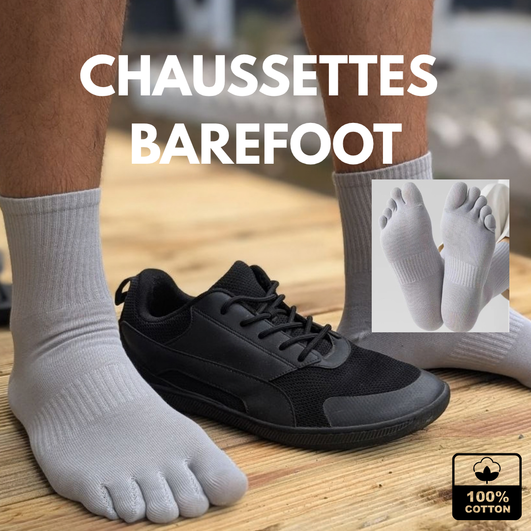 Chaussettes barefoot 100% coton