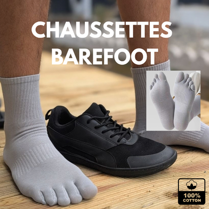 Chaussettes barefoot 100% coton