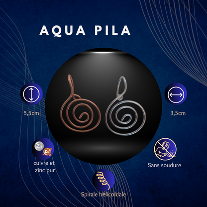 aqua pila ionisation galvanique inalterra cuivre et zinc