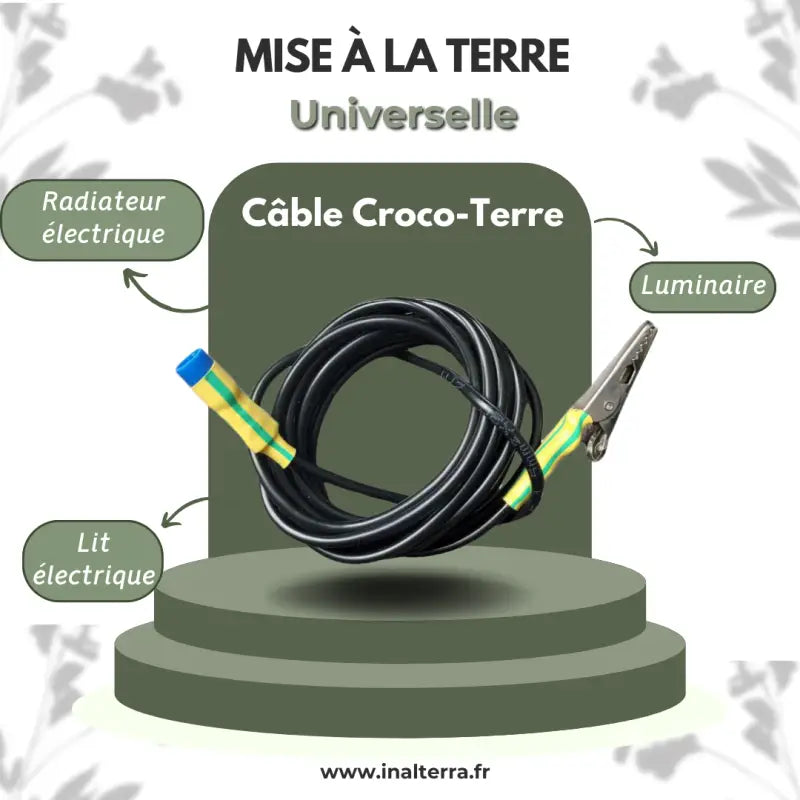 Cable universel de mise à la terre par inalterra.fr