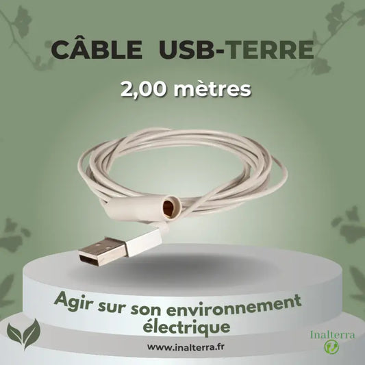 Cable usb de mise à la terre 2,00m par inalterra.fr