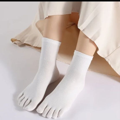 chaussettes 100% coton cinq orteils five fingers barefoot socks