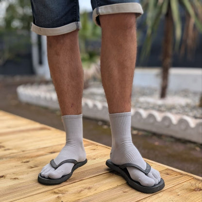 chaussettes_100_coton_cinq_orteils_five_fingers_barefoot_socks_grey