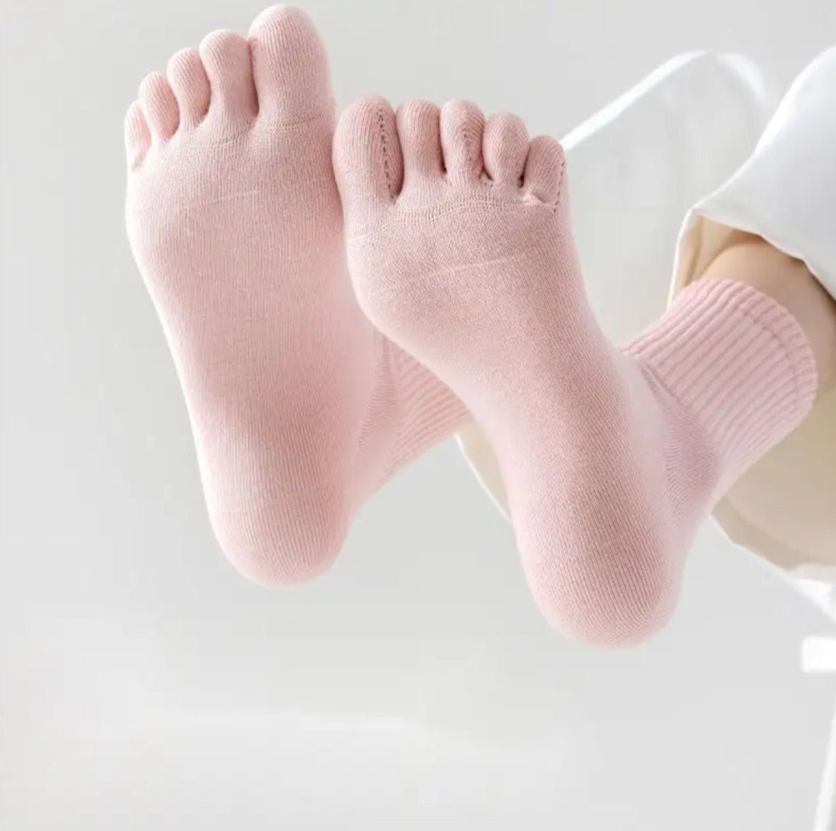 chaussettes 100% coton cinq orteils five fingers barefoot socks