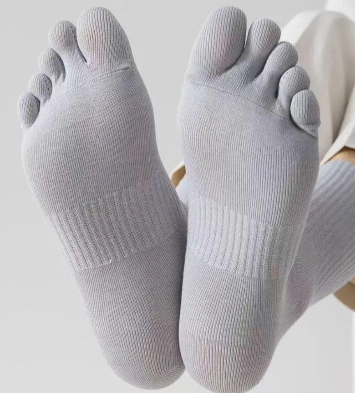 chaussettes 100% coton cinq orteils five fingers barefoot socks