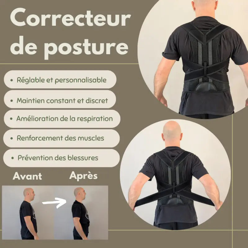 Correcteur de posture réglable par inalterra.fr