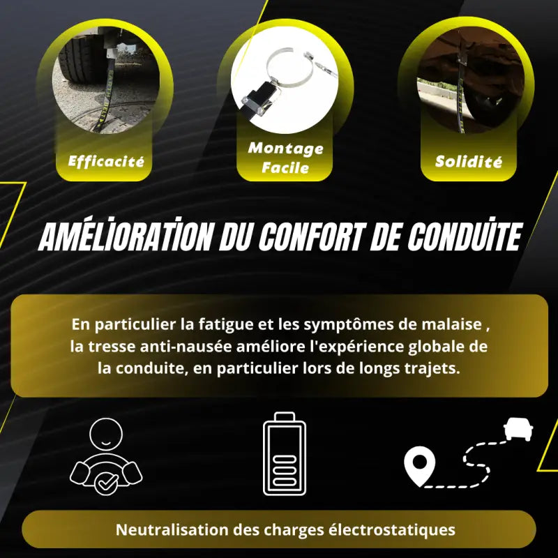 Kit de mise à la terre pour voiture par inalterra.fr