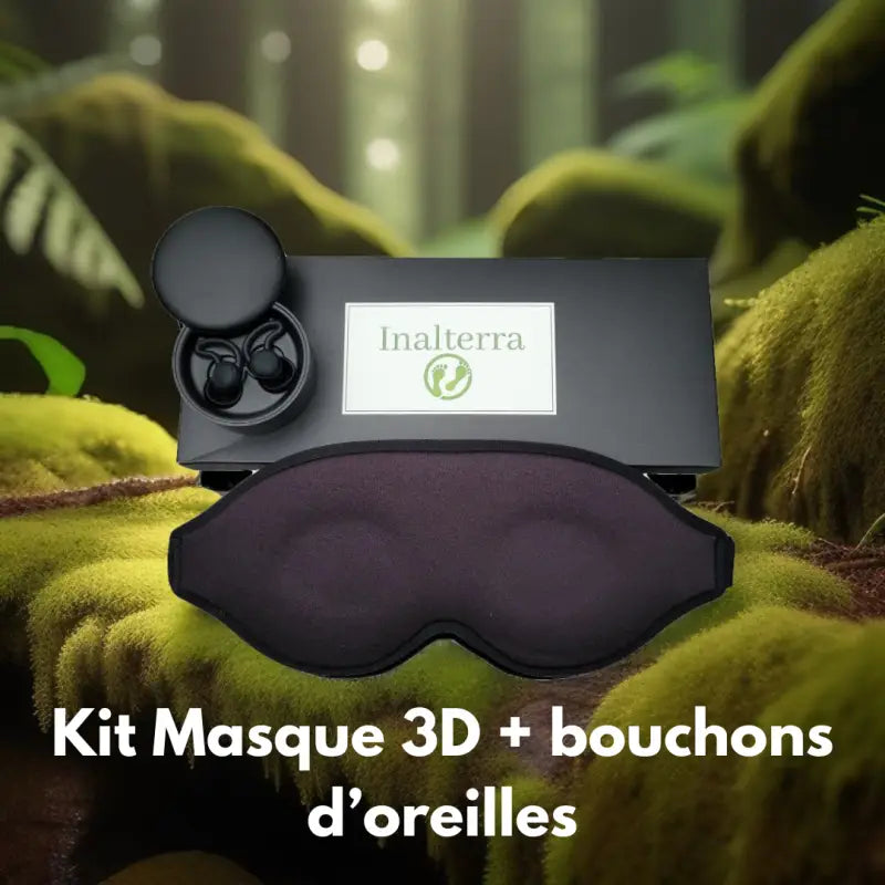 Kit masque de nuit 3d + bouchons d’oreilles ergonomiques par inalterra.fr