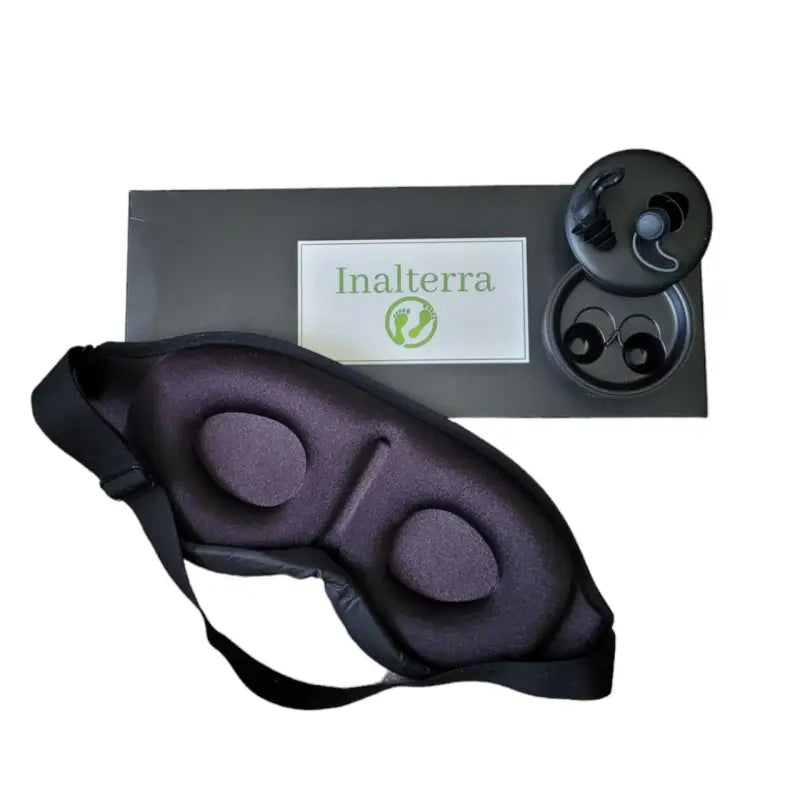 Kit masque de nuit 3d + bouchons d’oreilles ergonomiques par inalterra.fr