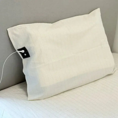 La taie d’oreiller coton de mise à la terre blanc 51cmx75cm par inalterra.fr