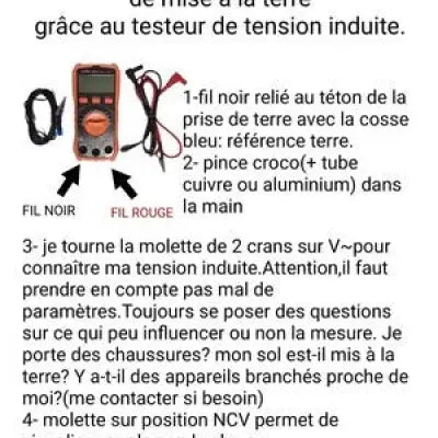 La taie d’oreiller de mise à la terre ’emf’ par inalterra.fr