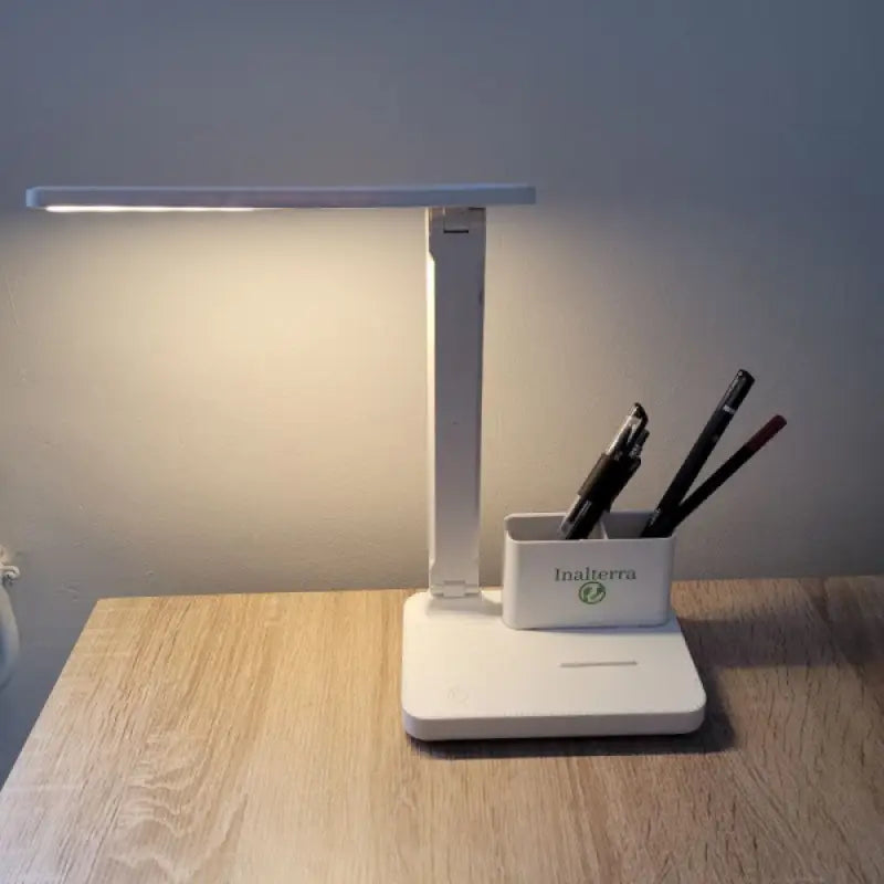 Lampe de bureau rechargeable et tactile ’terra-lampe’ par inalterra.fr