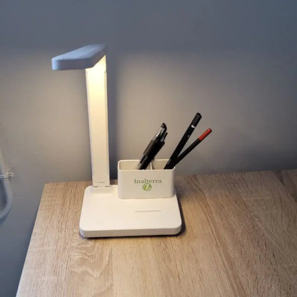 Lampe de bureau rechargeable et tactile ’terra-lampe’ par inalterra.fr