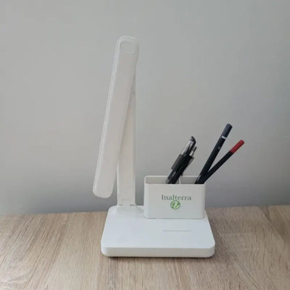 Lampe de bureau rechargeable et tactile ’terra-lampe’ par inalterra.fr