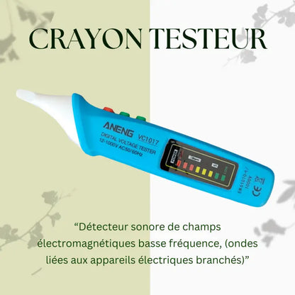 Le crayon détecteur bleu par inalterra.fr