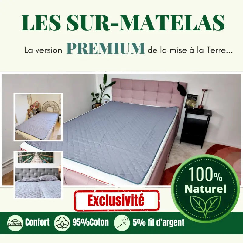 Le surmatelas de mise à la terre par inalterra.fr