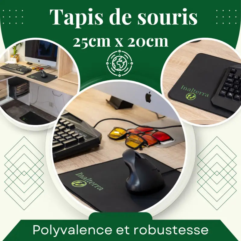 Le tapis de souris mise à la terre par inalterra.fr