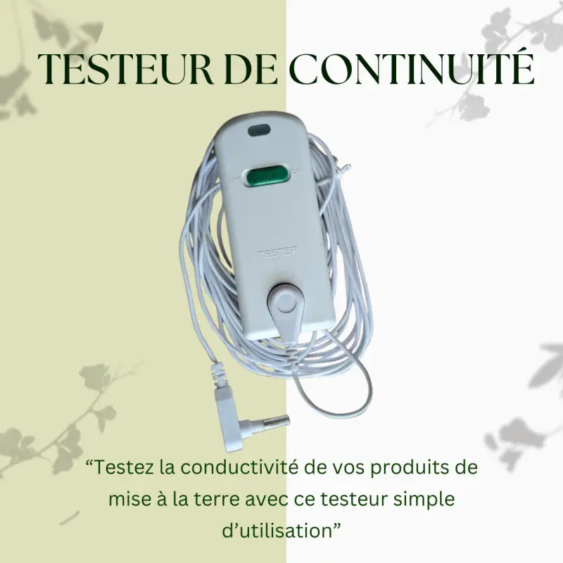 Le testeur de continuité/conductivité pour tapis mise à la terre par inalterra.fr