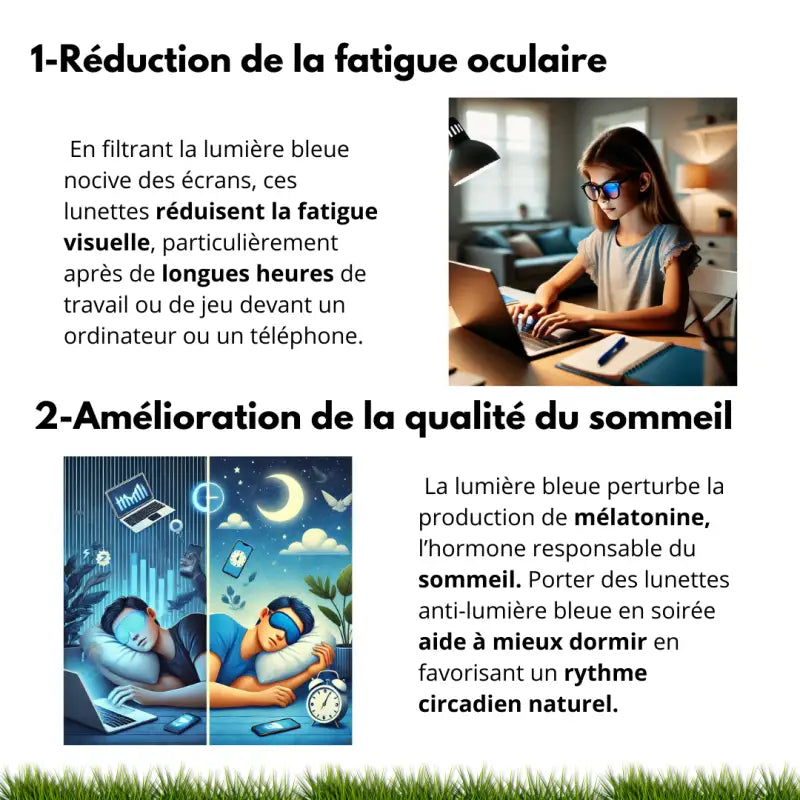 Lunettes de protection anti-lumière bleue par inalterra.fr