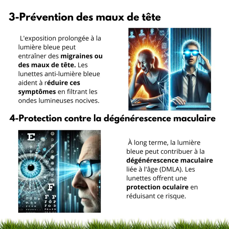 Lunettes de protection anti-lumière bleue par inalterra.fr