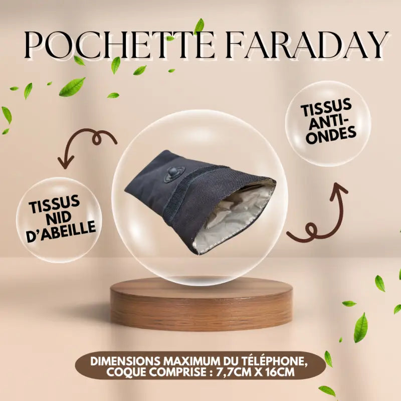 Terra-phone pochette anti-onde faraday par inalterra.fr