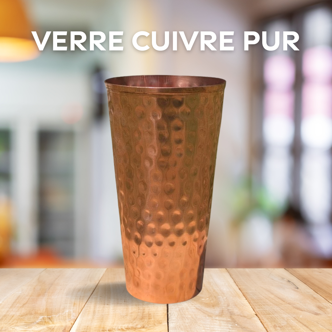 verre en cuivre pur inalterra