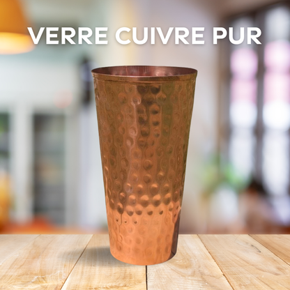 verre en cuivre pur inalterra